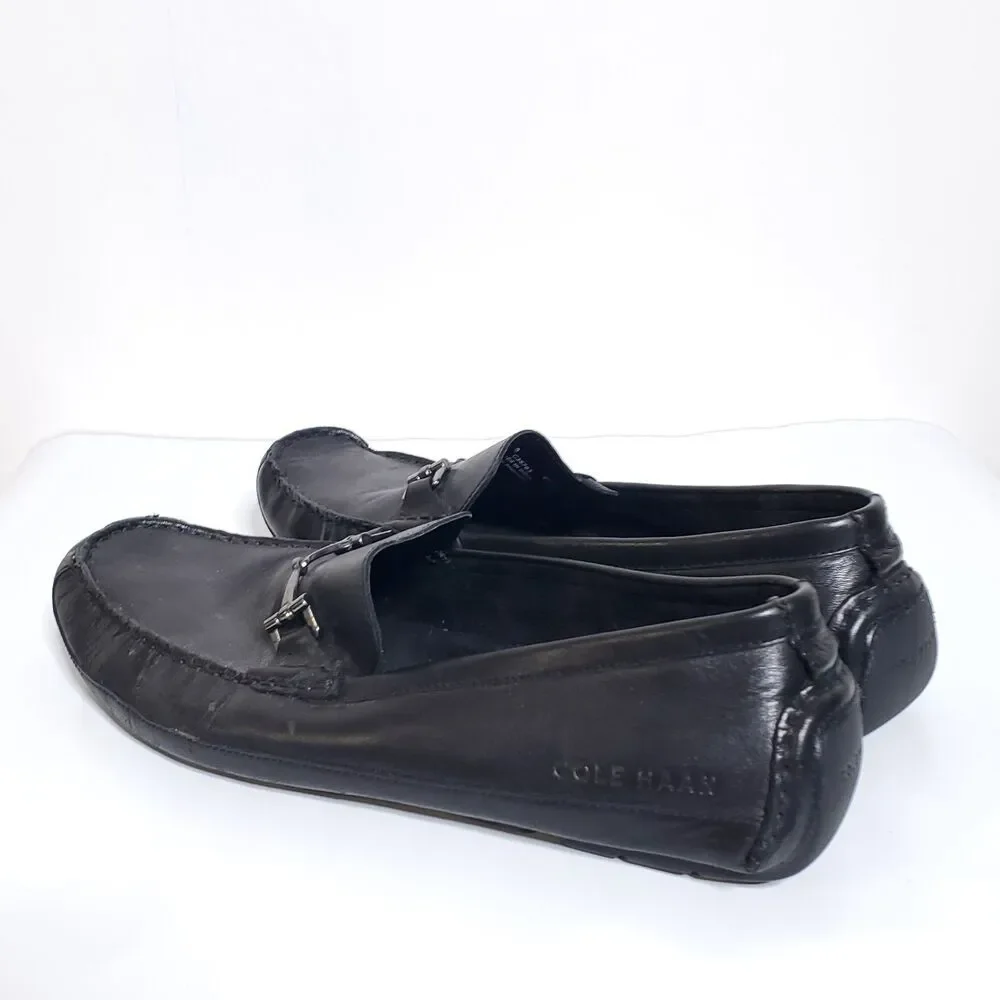 Cole Haan Wyatt Horsebit Loafers Men Size 9.5 M Black Leather Low Driving Shoes